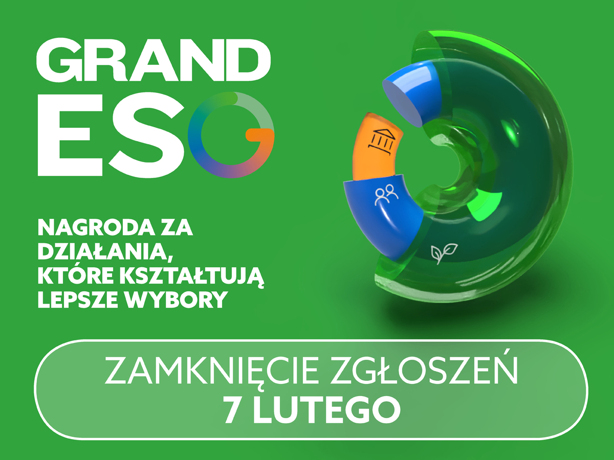 Wydłużenie terminu zamknięcia zgłoszeń do konkursu Grand ESG